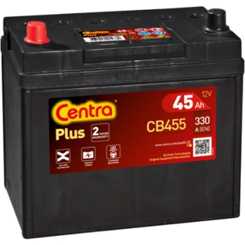 Centra Plus 45Ah 300A CB455 L+ Japan